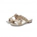 Women's Shoes Low Heel Round Toe Sandals Dress / Casual Silver / Gold