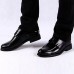 Men's Shoes Leather Casual Oxfords Casual Low Heel Lace-up Black