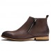 Shoes OfficeCareer / PartyEvening / Casual Leather Boots Black / Brown / Gray