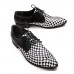 Men's Shoes Leather Wedding / Party & Evening Oxfords Wedding / Party & Evening Flat Heel Lace-up Black