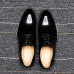 Men's Shoes 2016 New Style Hot Sale Party/Office/Casual Black/Burgundy Patent Leather Oxfords