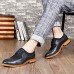 Men's Shoes Wedding/Office & Career/Party & Evening Patent Leather Oxfords Black/Blue