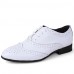 Size 38-50 Men's Shoes Casual Leather Oxfords Black / Brown / White