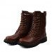 Shoes Outdoor / Athletic / Casual Leather Boots Black / Brown