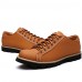 Men's Shoes Outdoor / Athletic / Casual Leather Oxfords Brown / Taupe