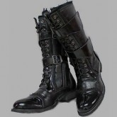 Shoes Outdoor / OfficeCareer / PartyEvening / Dress / Casual Canvas / Patent Leather Boots Black