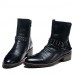 Shoes Wedding / PartyEvening / Casual Leather Boots Black