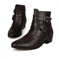 Shoes Outdoor/OfficeCareer/PartyEvening Boots Black/Brown/White