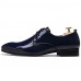 Men's Shoes Leatherette Casual Oxfords Casual Low Heel Lace-up Black / Red / Gold / Navy