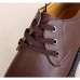 Men's Shoes Casual Leather Oxfords Brown