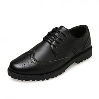 Men's Shoes Casual PU Oxfords Black / White