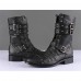 Shoes Casual Leather Boots Black