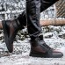 Shoes Casual Leather Boots Black / Brown