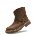 Shoes Outdoor / OfficeCareer / PartyEvening / Athletic / Casual Leather Boots Brown