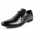 Men's Shoes Leatherette Dress / Party & Evening Oxfords Dress / Party & Evening Flat Heel Black / Brown / White