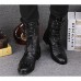 Shoes Casual Leather Boots Black