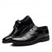 Men's Shoes Casual/Party & Evening/Office & Career Fashion Leisure and Business Leather Shoes Black/Brown