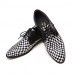 Men's Shoes Leather Wedding / Party & Evening Oxfords Wedding / Party & Evening Flat Heel Lace-up Black