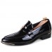 Men's Shoes Pointed Patent Leather Fashion Shoes Wedding / Leisure / Banquet Black Red Yellow